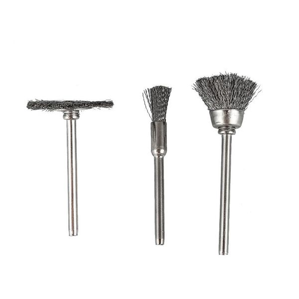 

аксессуары проволока из нержавеющей стали колеса кисти set kit для мини дрель grinder ротационные инструменты полировка кисть абразивные инс