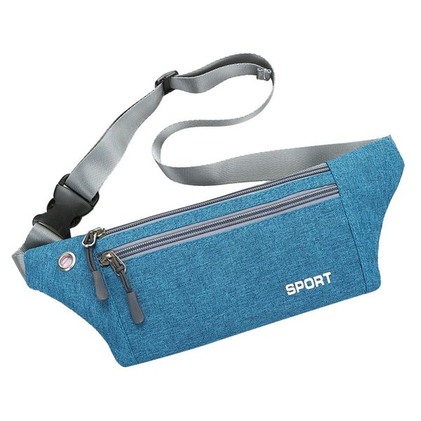 

2019 women men multi-function canvas pockets outdoor sport leisure messenger waist packs bag#t2