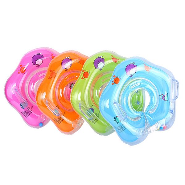 

1pc baby float ring inflatable newborn baby infant neck swimming float circle ring new sale