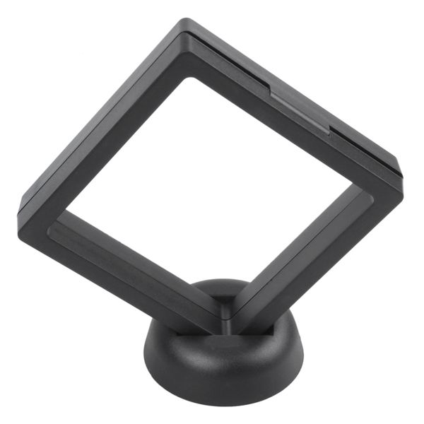 

square 3d альбомы плавающая рамка держатель монет box ювелирные дисплей show case, 9x9cm (с базы) другое главная организация хранения