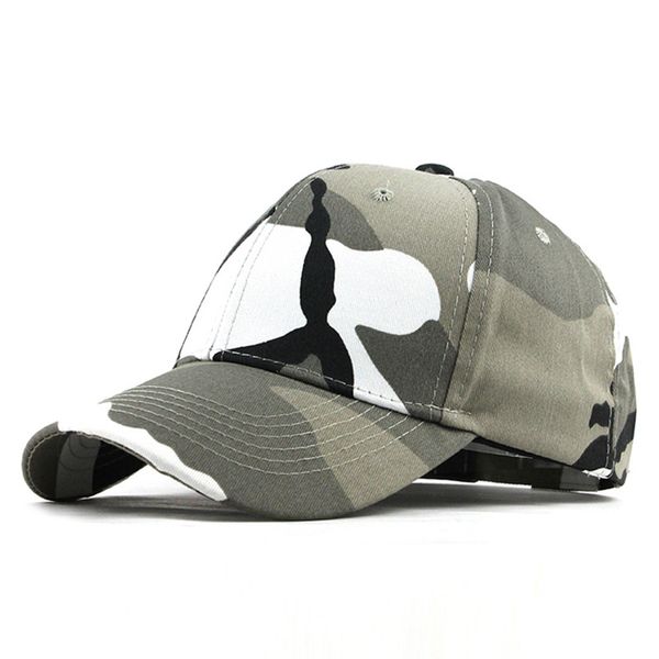 

men baseball caps army tactical camouflage cap outdoor jungle hunting snapback hat for women bone dad hat, Blue;gray