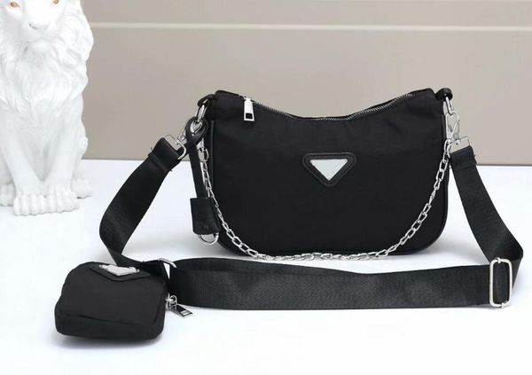 

2020 shoulder bag women fashion handbag crossbody bag chain black canvas