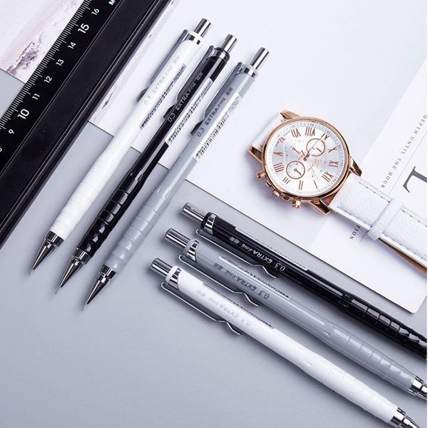 

m&g 5pcs/lot 0.3mm magic mechanical pencil professional automatic auto pencils student drawing for school office supplies leads, Blue;orange