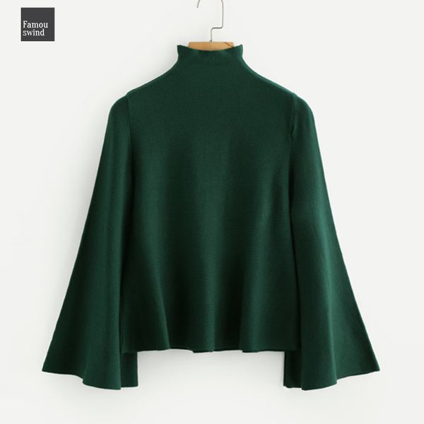 

черная повседневной высокой женщина свитер шеи волан зеленый твердая доставка эластичного свитер классической осень пуловеры перемычка паден, White;black