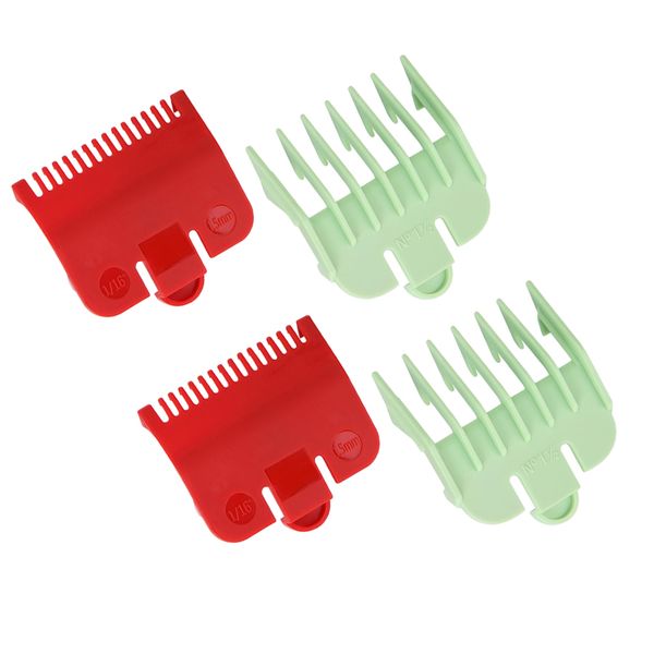 

4 pack salon stylist barber shaving cutting electric limit guide combs