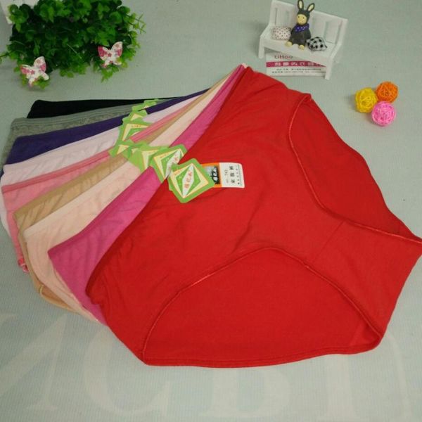 

wholesale 10pcs/lot ropa interior femenina cotton underwears women panties plus size 4xl lingerie women's briefs, Black;pink