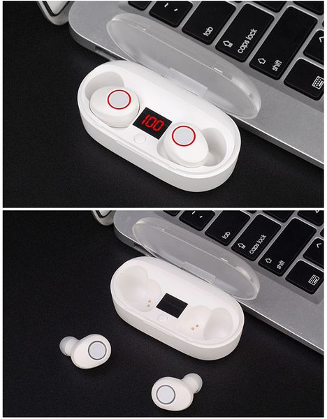 

new j29 mini tws wireless bluetooth earphone 5.0 ipx5 waterproof heavy bass earbuds headphones with charging box for iphone android