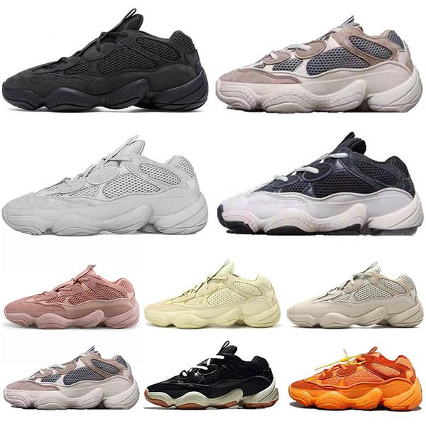 

KW 500 V2 X Kanye West Shoes Utility Black For Men Dad Trainers Super Moon Yellow Blush Salt Classic Brand Womens Sports Sneaker