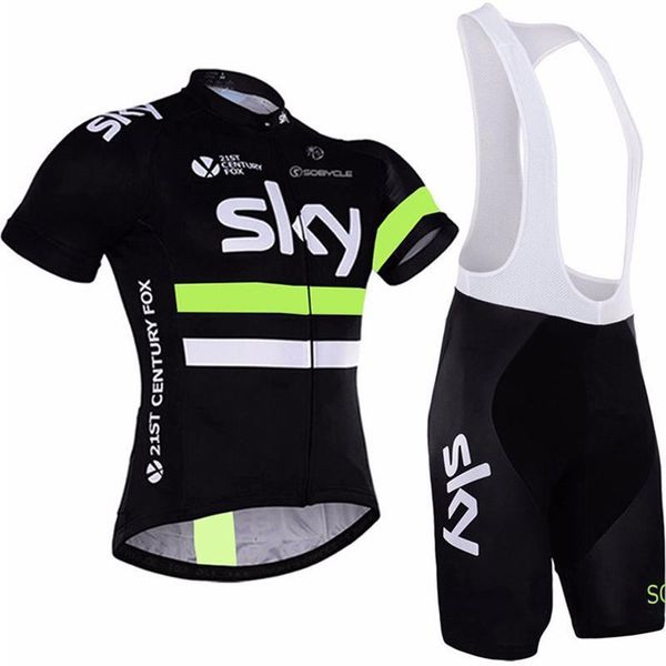 

2020 factory direct sales 2020 new sky ropa ciclismo summer team cycling jersey radfahren ciclismo uci personalized custom clothing, Black;blue