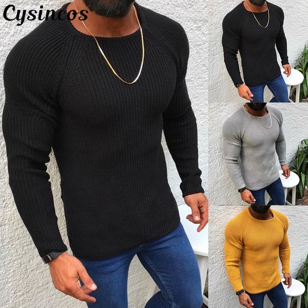

cysincos autumn cotton sweater pull men pullover casual jumper male brand knitted korean style clothes plus size men sweater, White;black