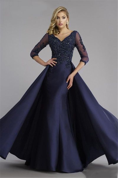 

champagne overskirt mermaid mother of the bride dresses 2019 elegant vintage lace long sleeves plus size peplum women formal evening gowns, Black;red