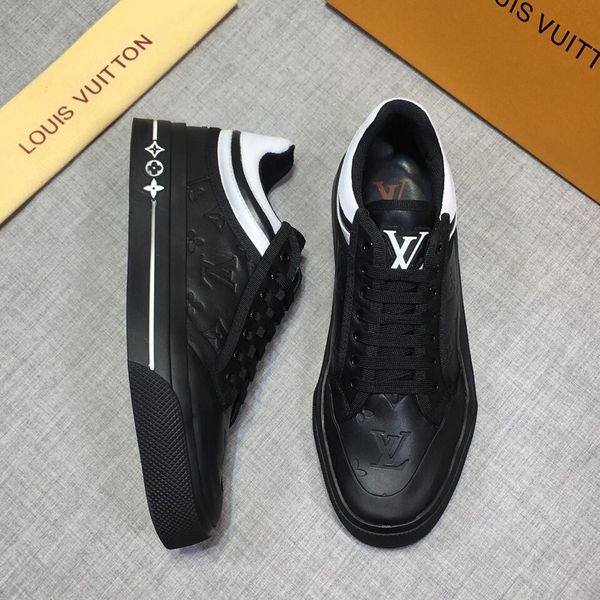 

fast delivery spring new high-end luxury men's casual sports shoes fashion design brand platform men's shoes genuine leather vamp, Black