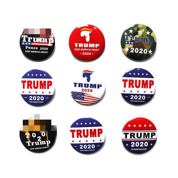 

trump 2020 election promotion brooch us presidential medal trump medal tin election chest decoration t3i5313