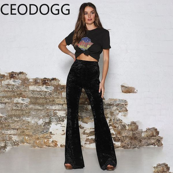 

high waist hip drape velet pants women solid korean mop trousers femme work style slim pantalones mujer wild causal, Black;white