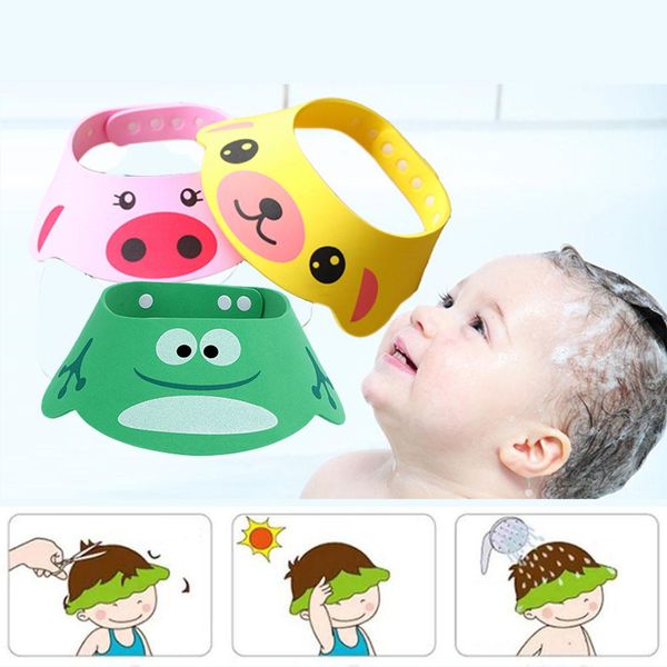 

kuulee lovely 4 modes adjustable hair washing hat for baby toddler kids shampoo