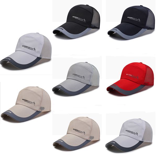 

мужская мода хип-хоп регулируемая шапка fit лето outdor бейсболка новый, Black;white