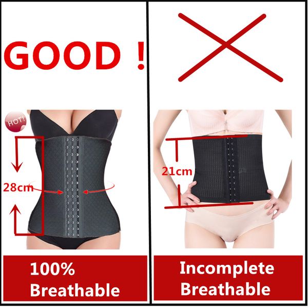 

sale steel bone waist trainer women slimming waist corsets underbust cincher body shaper corset slimming shapers, Black;white