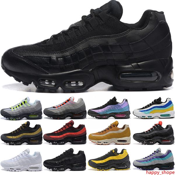 

men running shoes s triple black white laser fuchsia red orbit bred aqua neon mens trainers sports womens sneakers size 36-46