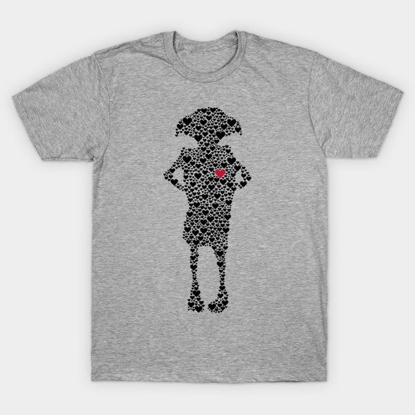 

men t-shirt dobby is a elf tshirt women t shirt, White;black
