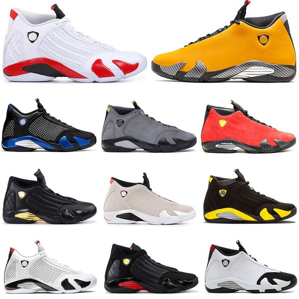 

candy cane 14 ferr yellow jode 14s spm x royal blue white men basketball shoes graphite chartreuse red suede black toe us 7-13