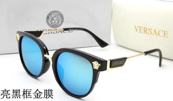 

1pcs classic pilot sunglasses designer brand mens womens sun glasses eyewear gold metal grglass lenses brown cas 010, White;black