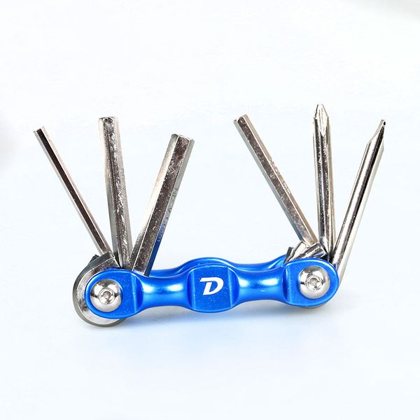 

deemount portable 6 in 1 mountain road bicycle bike repair tool set kits hex key wrenches 3/4/5/6mm bycicle cycling tools