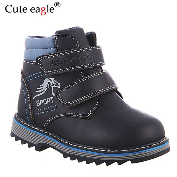 

winter boots for boys felt boots little kids woolen plush warm snow for boy' waterproof martin eu size 27-32, Black;grey