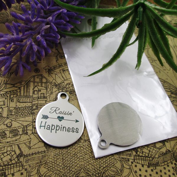 

40pcs--"raisin' happiness"stainless steel charms more style for choosing diy charms pendants for necklace, Bronze;silver