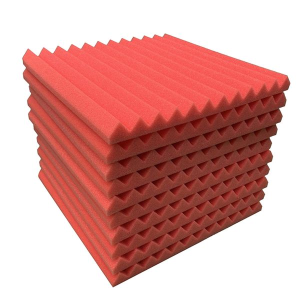 

10pcs studio acoustic soundproof foam sound treatment room absorption sponge nj88