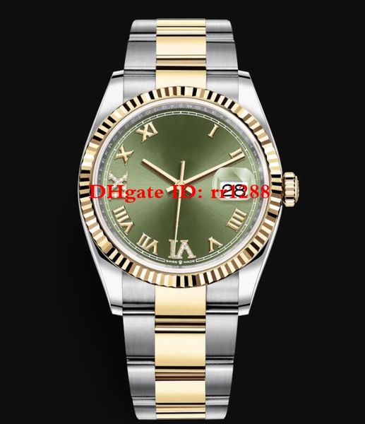 

Новая модель высокого качества часы 126281RBR 126233 126231 Oyster Perpetual datejust 36 мм два тона 18k ав