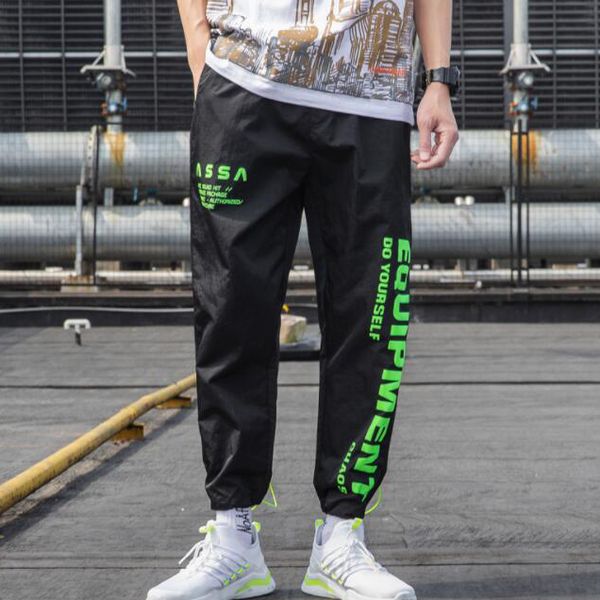 

luxury mens sweatpants with letters brand track pants for men designer pants autumn drawstring long pant casual mens clothing m-3xl, Black