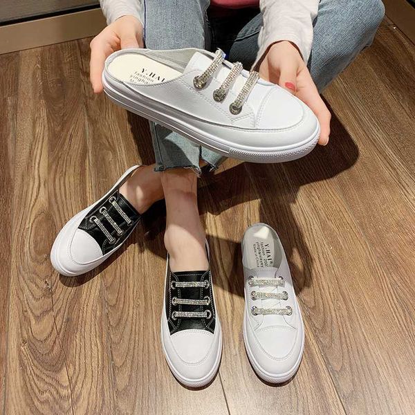 

shoes for girls glitter slides cover toe slippers casual shose women pantofle low lady jelly luxury 2020 flat fashion basic pu, Black