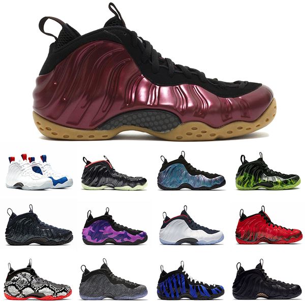 

alternate galaxy 1.0 2.0 olympic vandalized penny hardaway black gum island green mens basketball shoes foams one men trainers sport sneaker, White;red