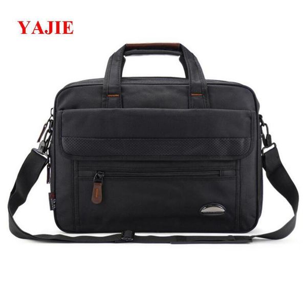 

yajie a4 file handbag backpack men messenger bag fashion 15 inches notcomputer handbags simple briefcase m386