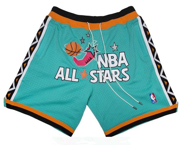 

men 1996 all-stars east shorts teal just don pocket pants by mitchell & ness s-2xl