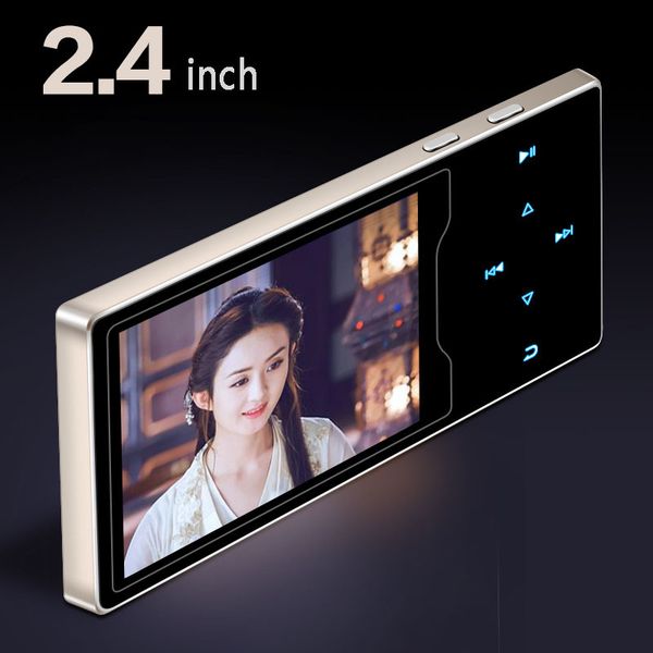 

new product metal mp4 player 2.4inch hd large color screen play video player radio fm e-book music player mp3 mp5