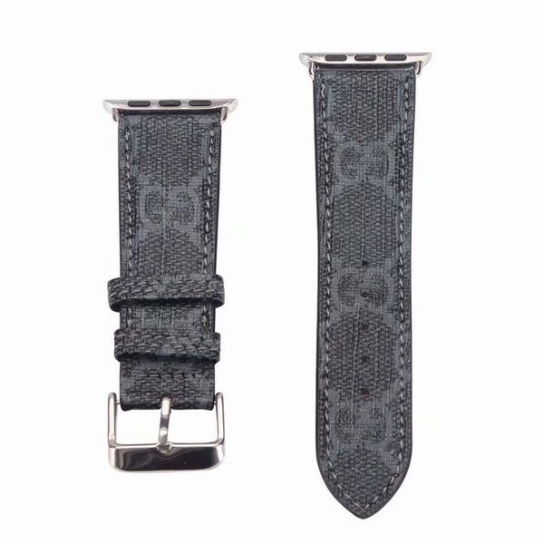 

Fashion Top Quality Watch bands 38mm 40mm 42mm 44mm for Series 5 4 3 2 1 Wristband Print Leather Smart Straps Belt Bracelet