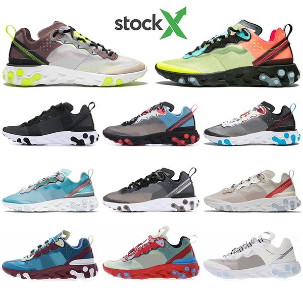 

с носки реагировать элемент 87 55 открытый кроссовки мужчины женщины антрацит light bone тройной черный белый красный orbit спорт sneaker tr