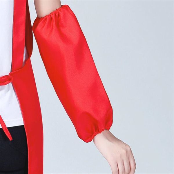 

2020 new colourful oversleeves women's anti-fouling polyester restaurant sleeve long housework oil-proof keeping sleeves