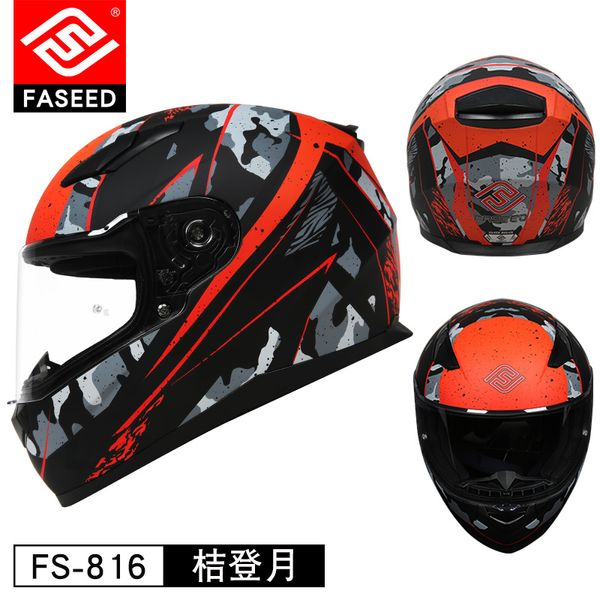 

faseed motobiker helmet men motorcycle helmet full face helmets anti-fog motocross chopper racing filp up modular riding casco