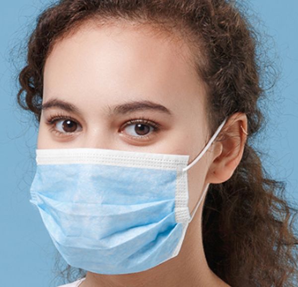 

respirator for women and men, breathable and dustproof, disposable blue child star, same type of japanese nose mask, available