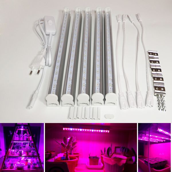 

18pcs smd5730 high efficient led grow light 660nm red & 455nm blue led lamp for seeding fruit flower potted plants and aquarium