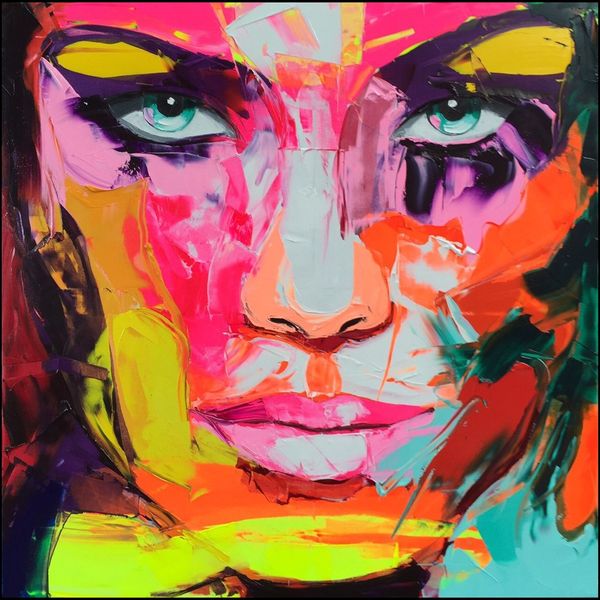 

франсуаза nielly palette knife impression главная картины современные портрет ручной работы картины маслом на холсте выпуклые и вогнутые tex