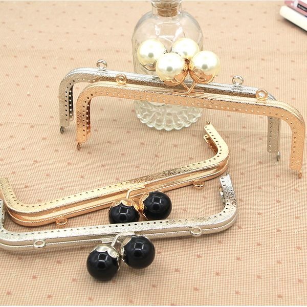 

20cm square lotus cup pearl yes orifice gold golden silver fixed aures unitas manual diy material science parts, Black
