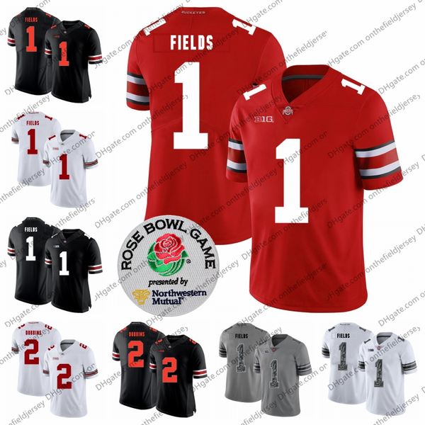 

Ohio State Buckeyes 2019 Football Jersey #1 Justin Fields 2 Chase Young 5 Baron Browning 6 Taron Vincent 24 Shaun Wade S-3XL