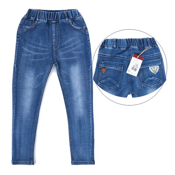 

new baby boys girls jeans spring denim pants cotton boy girl autumn kids blue trousers 3t 4 5 6 7 8 9 10 years children clothes