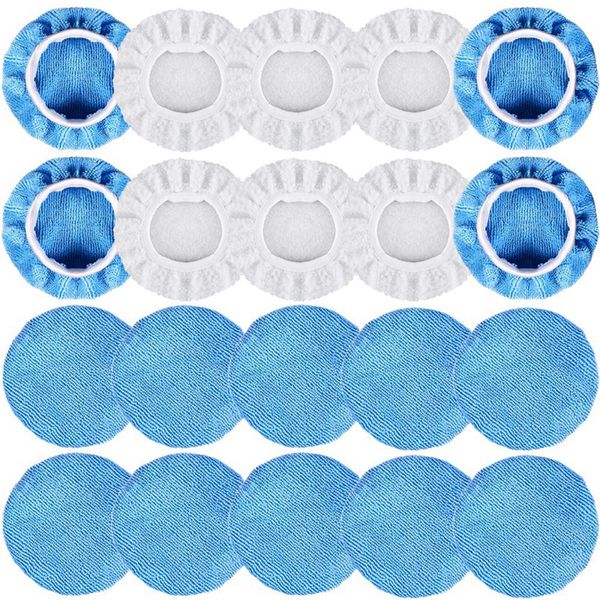 

20 packs car polisher pad bonnet set(5 to 6 inches)waxing bonnet towel for car polisher