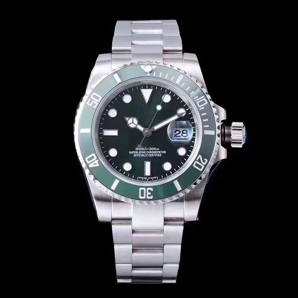 

новый 2020 мужчины смотреть лучшие качества мужчины часы автоматические механические часы 40мм 116610 sapphire наручные часы, Slivery;brown