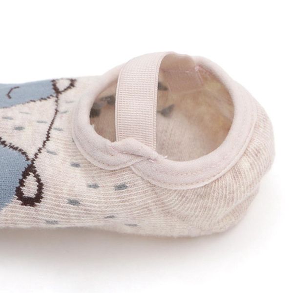 

1-3 years old newborn baby spring autumn cartoon cute animal socks boy girls soft cotton anti-slip floor socks, Pink;yellow