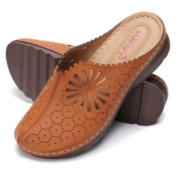 

2020 new women round toe low heel slide sandals summer slippers beach shoes woman mule flat sandals sandalia feminina, Black